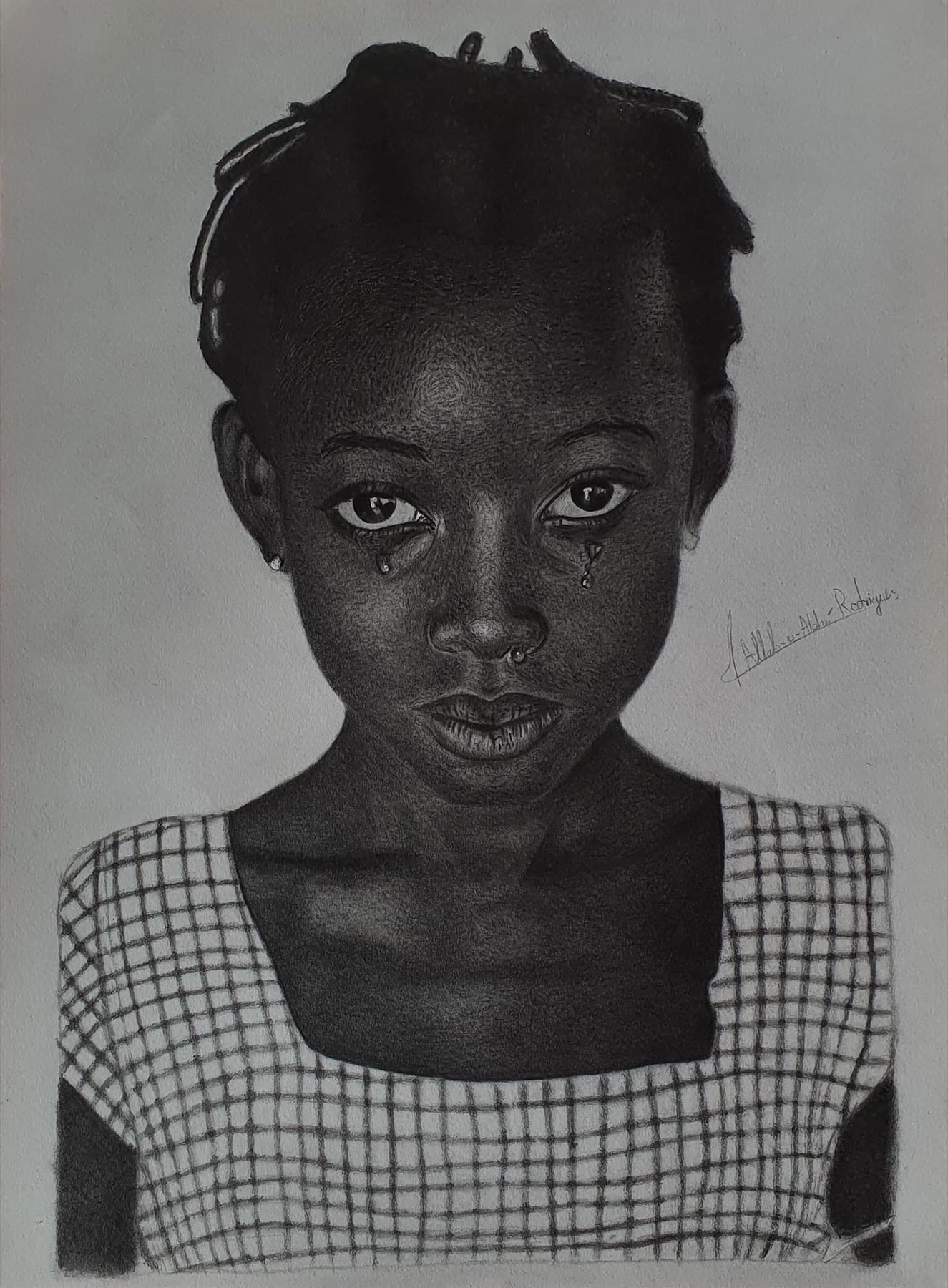 Childhood, pencil, 2021