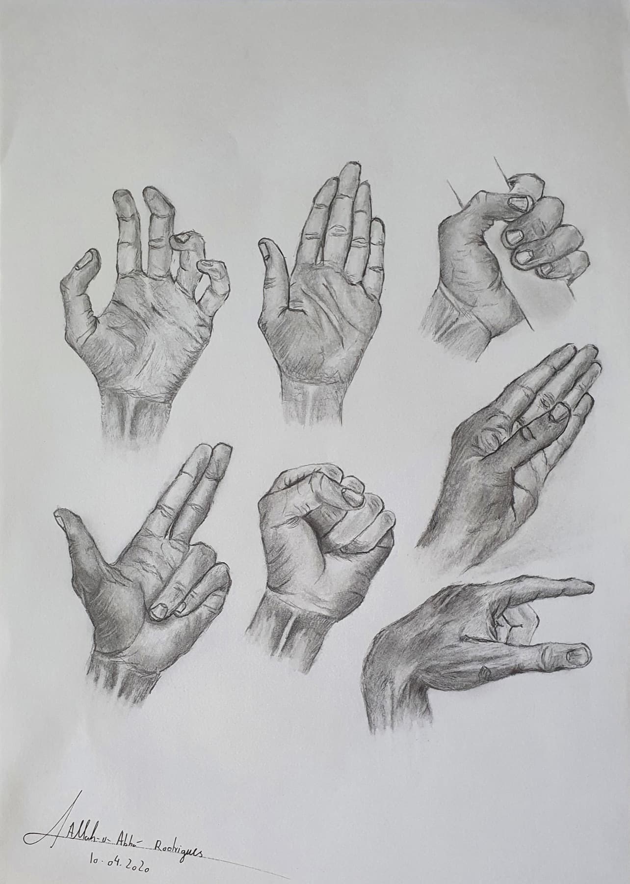 Reverse Feel, pencil, 2020