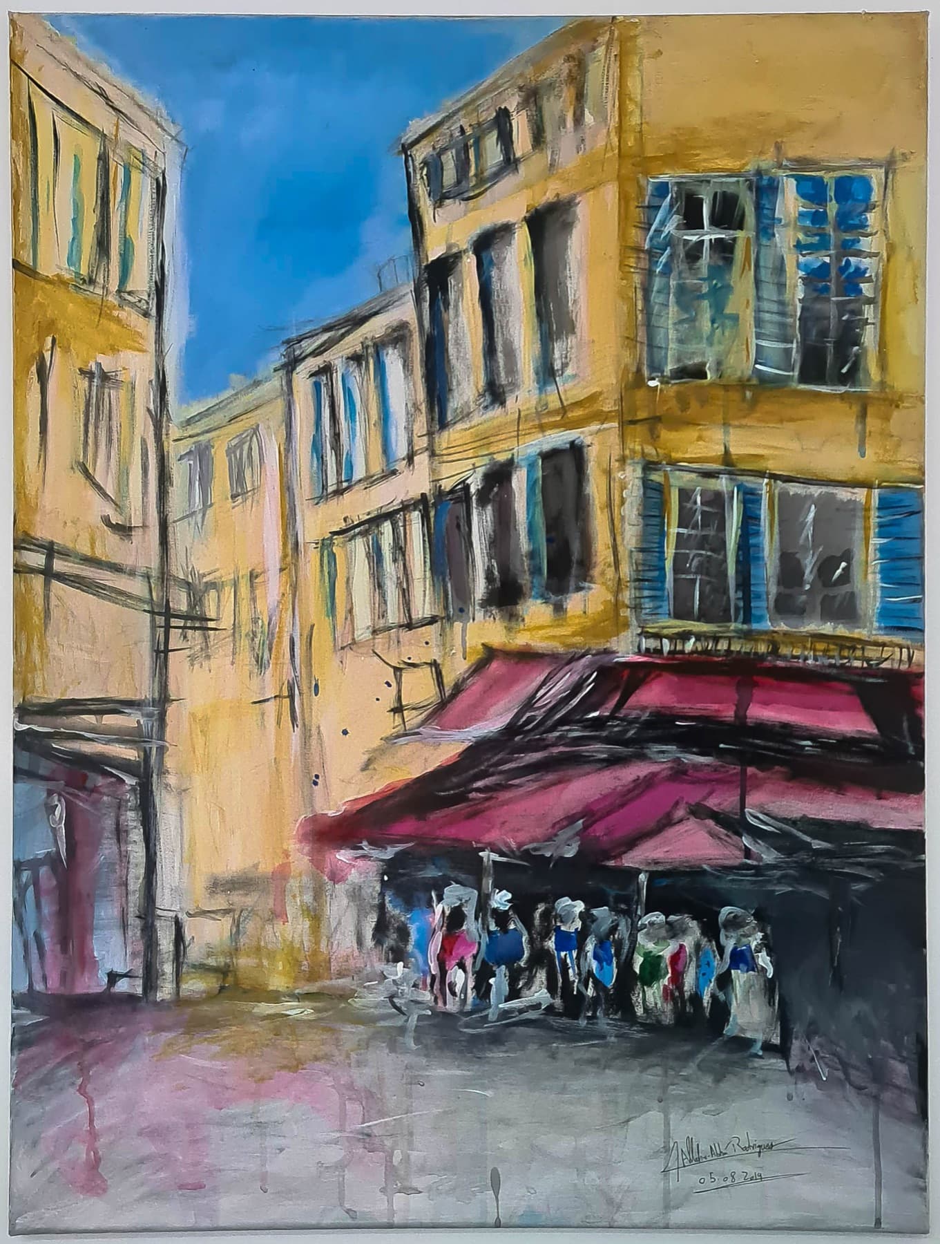 Soft Mornings, acrylic on canvas, 2019
