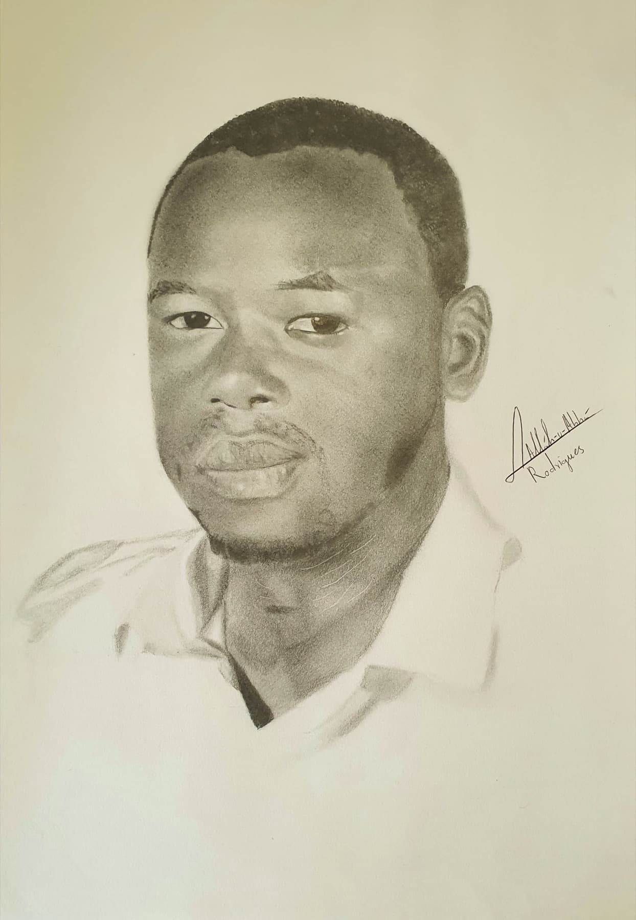 Soldier, pencil, 2019